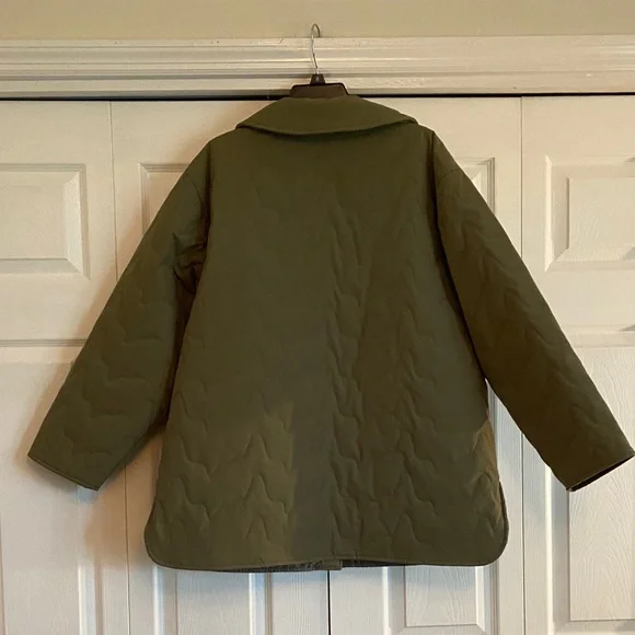 Bass Women's Olive Puffer Coat - Picture 7 of 9